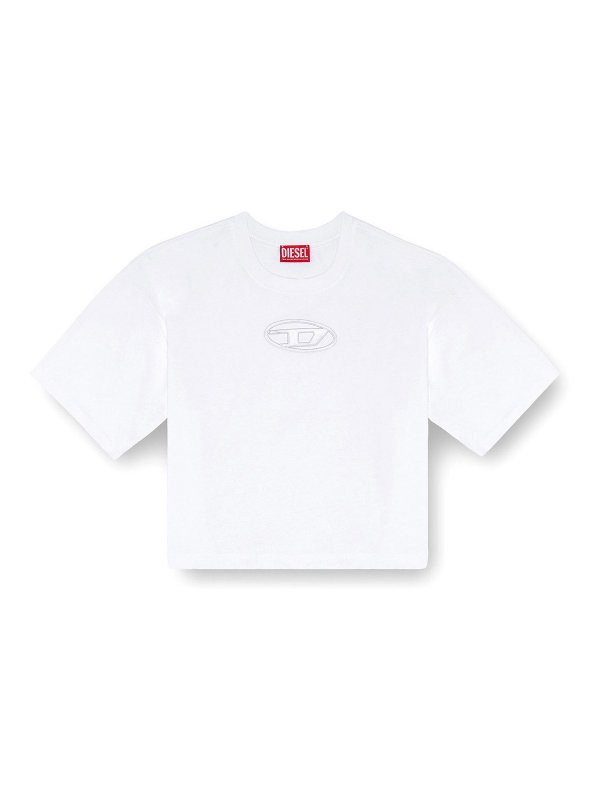 DIESEL: T-shirts - T-Shirt - Blanc