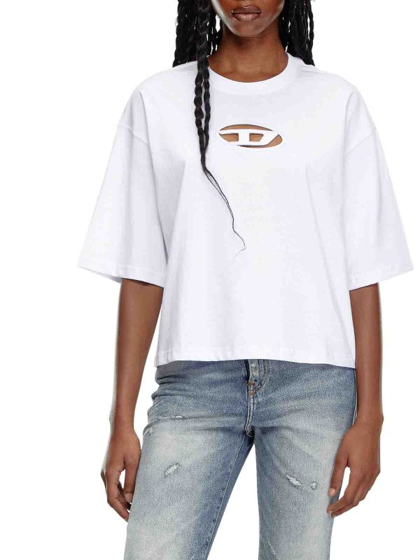 The Best Shops DIESEL: T-shirts - T-Shirt - Blanc