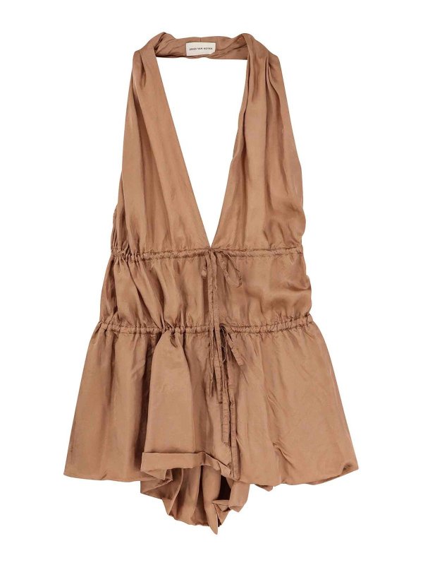 DRIES VAN NOTEN: ブラウス - ブラウス - ブラウン