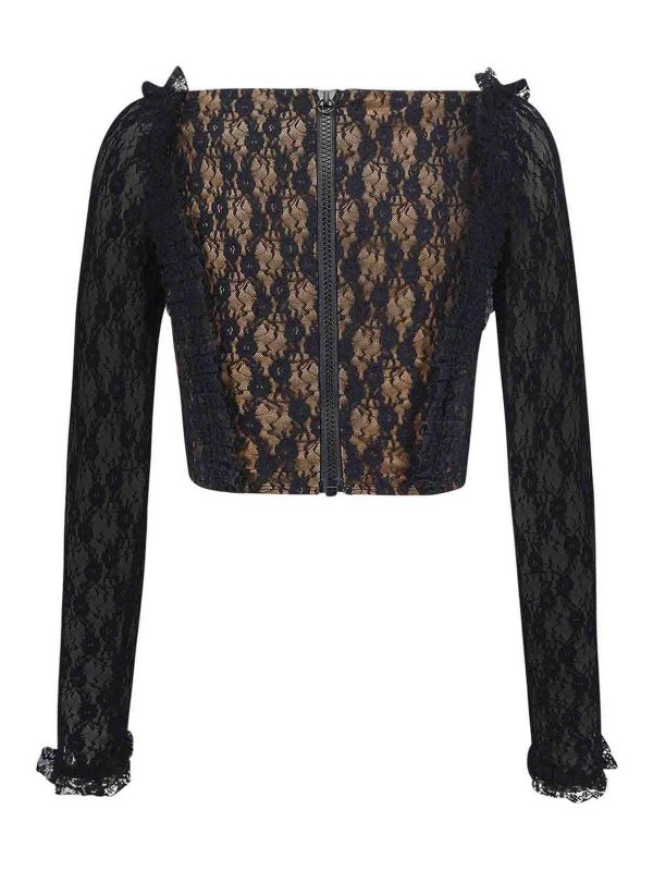 Self Portrait: Tops und Tank Tops online - Top - Schwarz