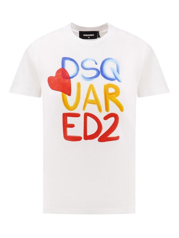 DSQUARED2: Camisetas - Camiseta - Blanco