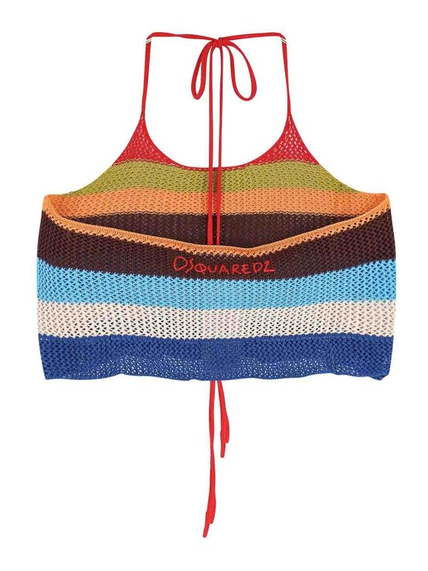 DSQUARED2: t-shirt online - T-Shirt E Polo Celeste