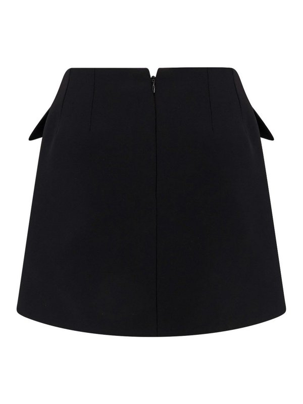 ALEXANDER MCQUEEN: Mini jupes online - Mini Jupe - Noir