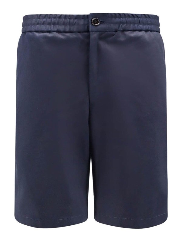 AMI PARIS: Trousers Shorts - Blue shorts