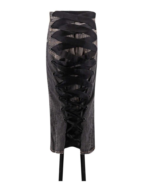 BALENCIAGA: ニーレングススカート＆ミディ丈 online - 膝丈/ミディスカート - グレー