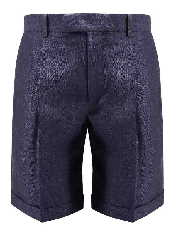 BERLUTI: Hosen Shorts - Shorts - Blau