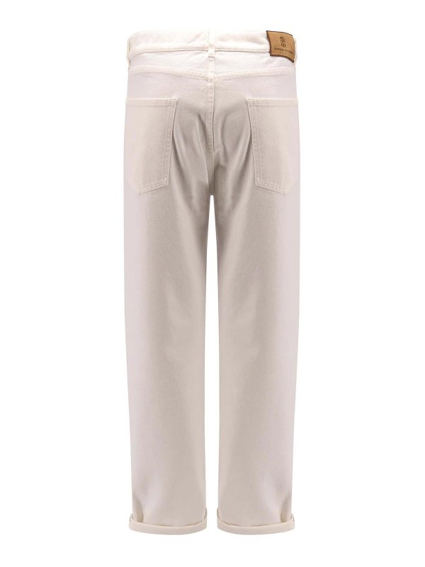 BRUNELLO CUCINELLI: カジュアルトラウザー online - カジュアルパンツ - 白
