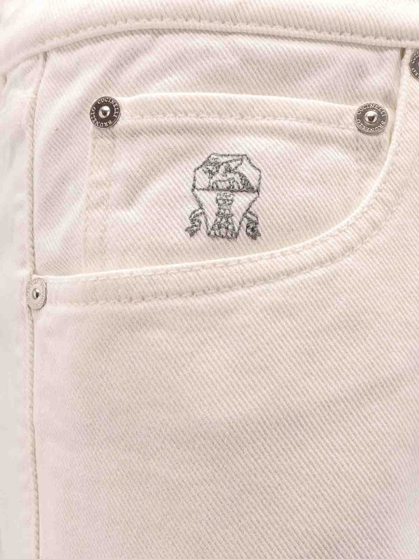 The Best Shops BRUNELLO CUCINELLI: カジュアルトラウザー - カジュアルパンツ - 白