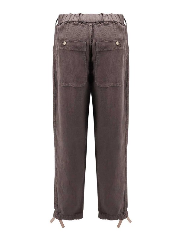 BRUNELLO CUCINELLI: カジュアルトラウザー online - カジュアルパンツ - ブラウン