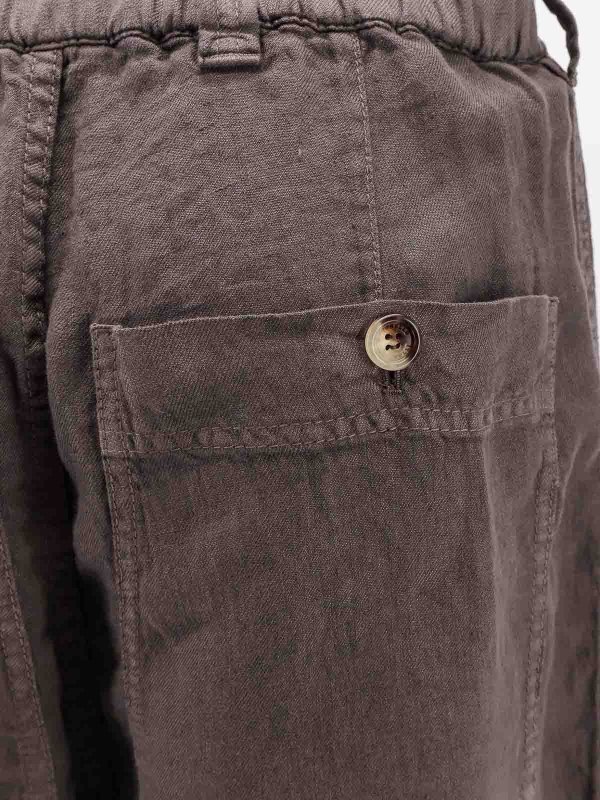 The Best Shops BRUNELLO CUCINELLI: カジュアルトラウザー - カジュアルパンツ - ブラウン