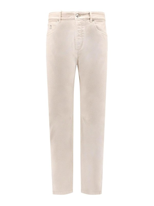 BRUNELLO CUCINELLI: casual trousers - Gray trousers