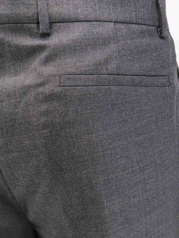 The Best Shops BRUNELLO CUCINELLI: casual trousers - Average gray trousers