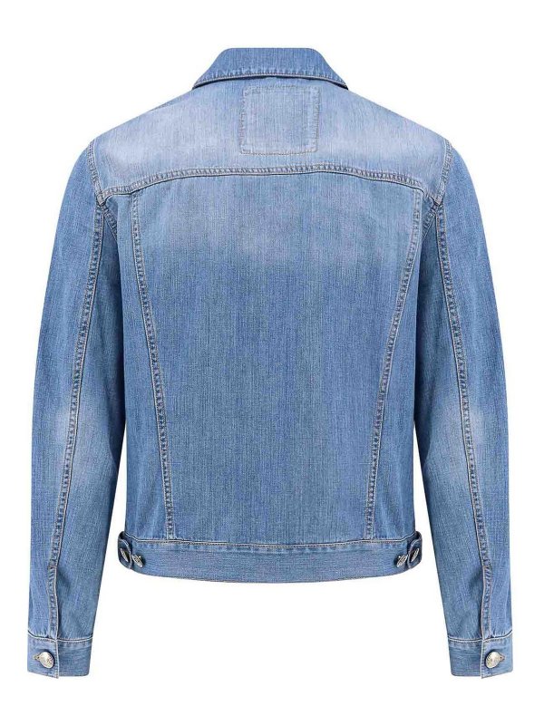 BRUNELLO CUCINELLI: blazers online - Blue jackets