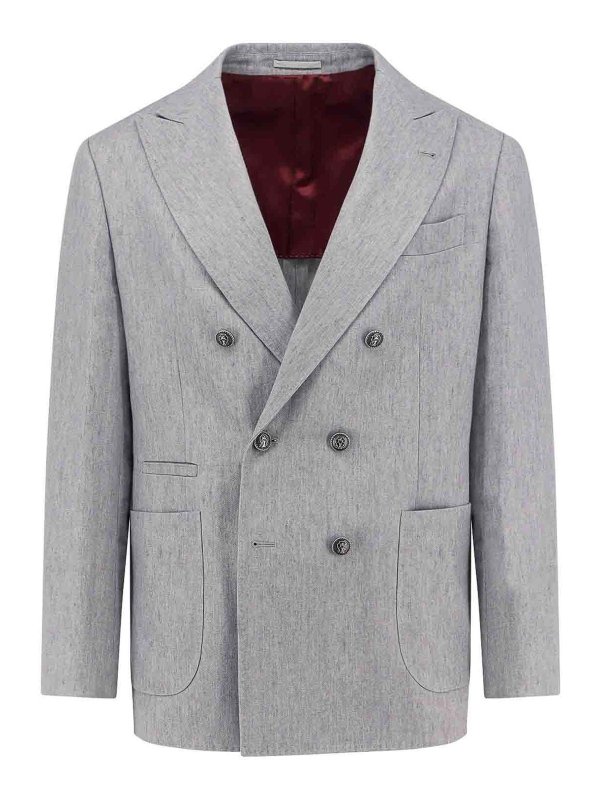 BRUNELLO CUCINELLI: blazers - Blazer
