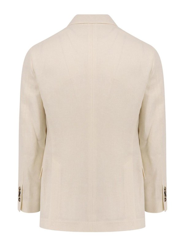 BRUNELLO CUCINELLI: Vestes de costume online - Blazer - Blanc