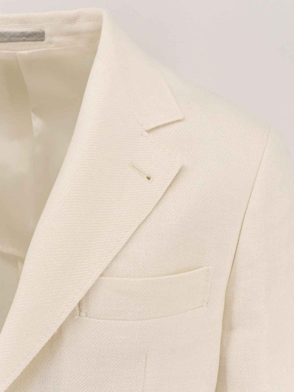 The Best Shops BRUNELLO CUCINELLI: Vestes de costume - Blazer - Blanc