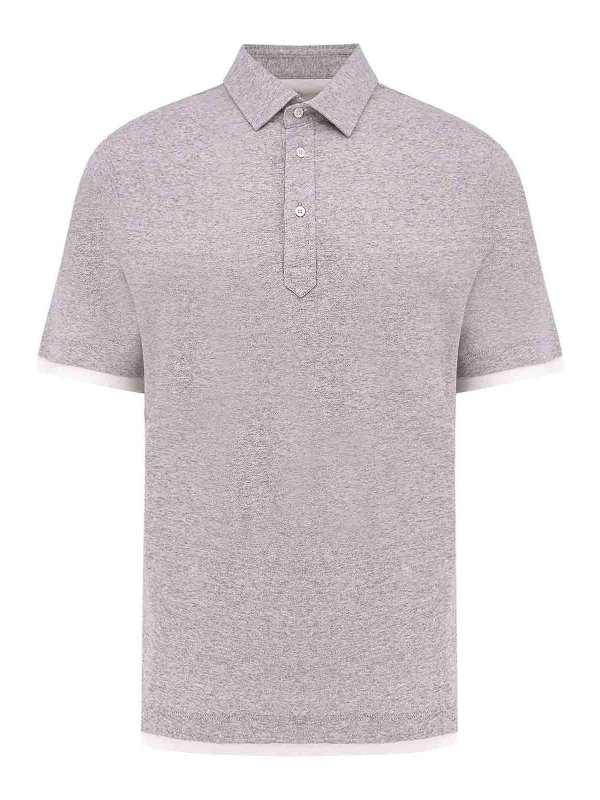 BRUNELLO CUCINELLI: t-shirts - T-shirt and unique pole