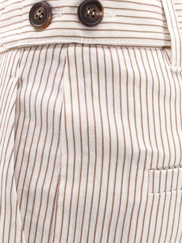 The Best Shops BRUNELLO CUCINELLI: カジュアルトラウザー - カジュアルパンツ - 白