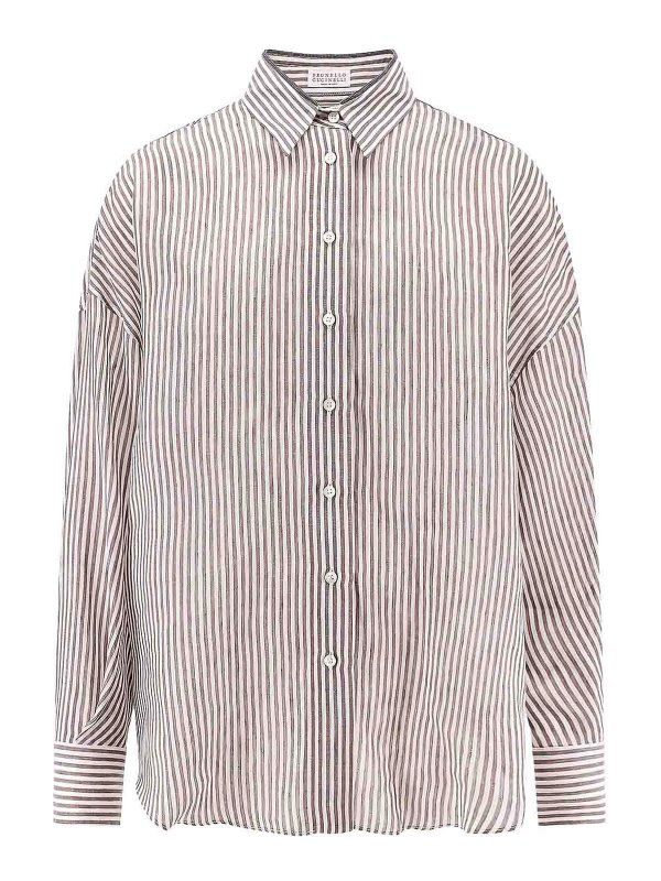 BRUNELLO CUCINELLI: Hemden - Hemd - Weiß