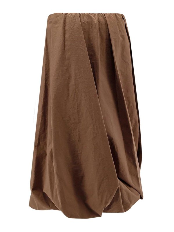 BRUNELLO CUCINELLI: Minifaldas online - Minifalda - Marrón