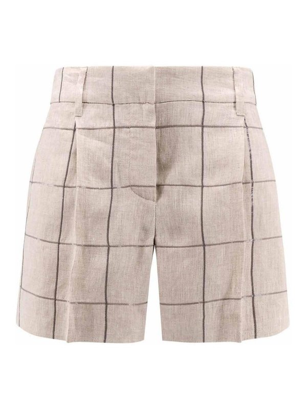 BRUNELLO CUCINELLI: Shorts - Shorts - Beis