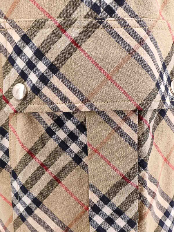 The Best Shops BURBERRY: カジュアルトラウザー - カジュアルパンツ - ベージュ