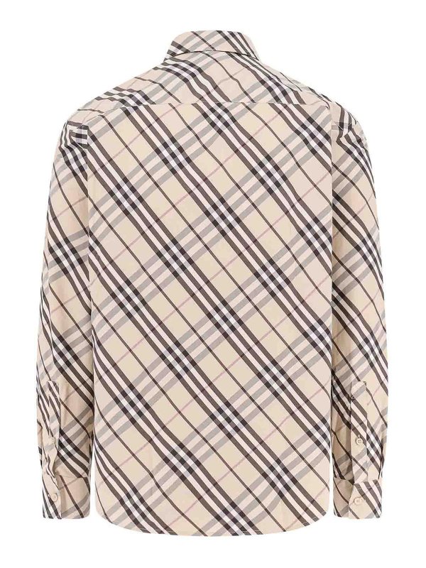 BURBERRY: シャツ online - シャツ - ベージュ