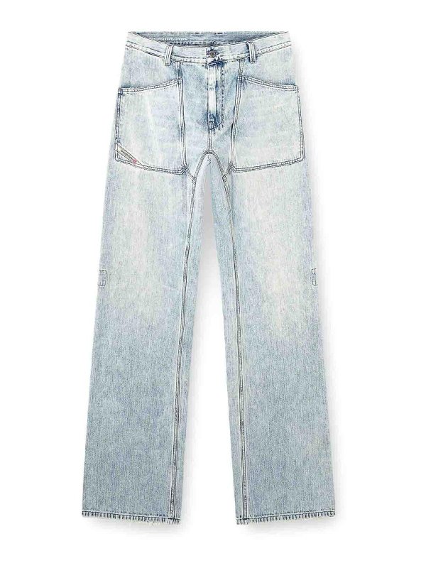 DIESEL: bootcut jeans - Jeans Blu