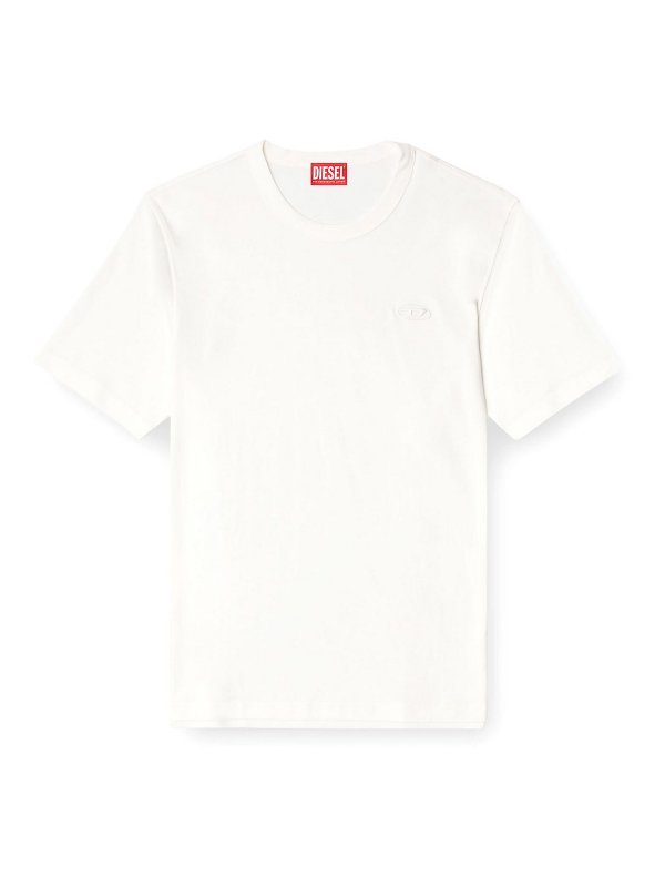 DIESEL: T-shirts - T-Shirt - Blanc