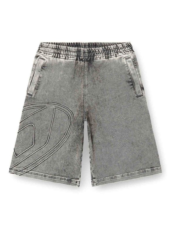 DIESEL: Trousers Shorts - Gray shorts