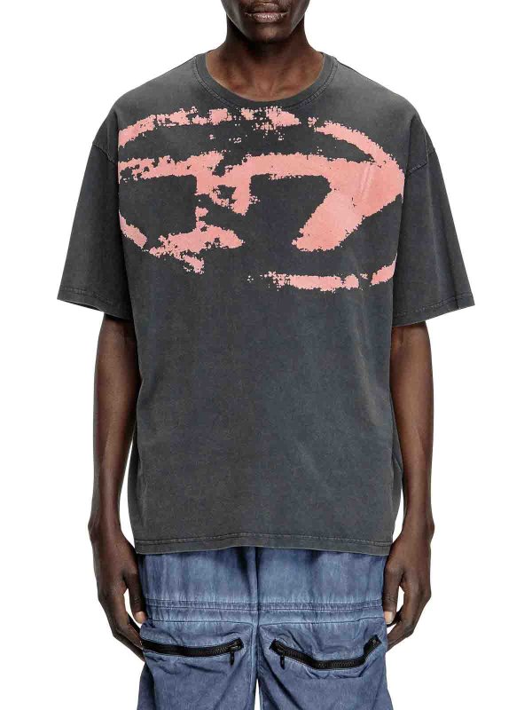 The Best Shops DIESEL: t-shirt - T-Shirt E Polo Grigio