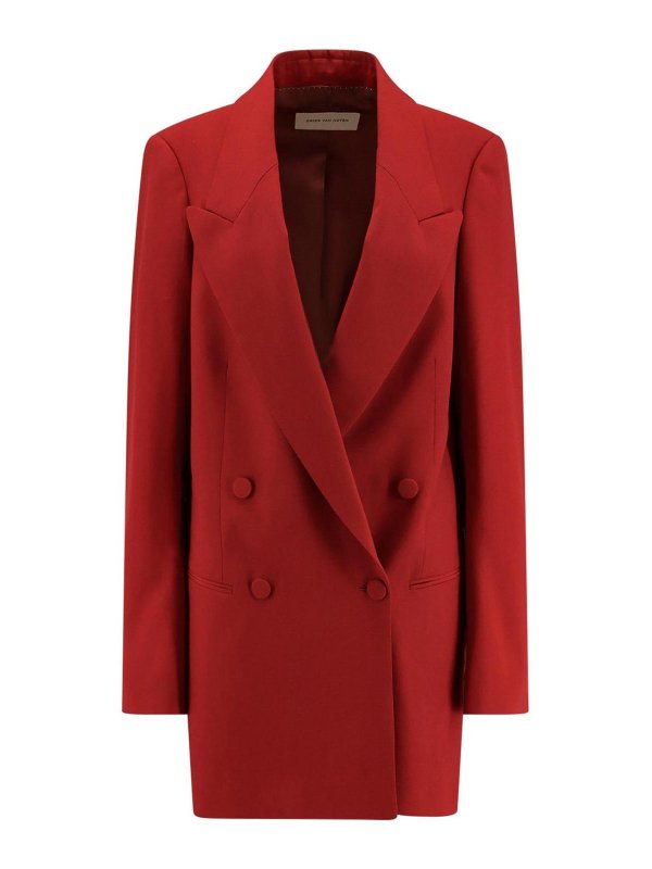 DRIES VAN NOTEN: フォーマルスーツ - スーツ - 赤