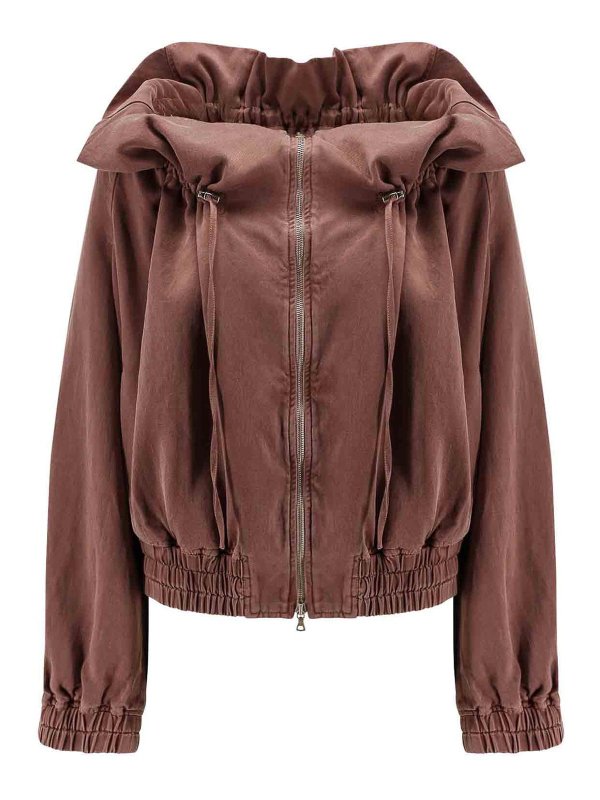DRIES VAN NOTEN: casual jackets - Brown jackets