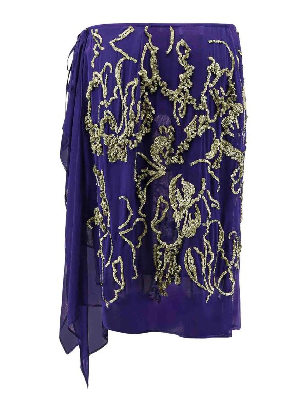 DRIES VAN NOTEN: ミニスカート online - ミニスカート - 黒