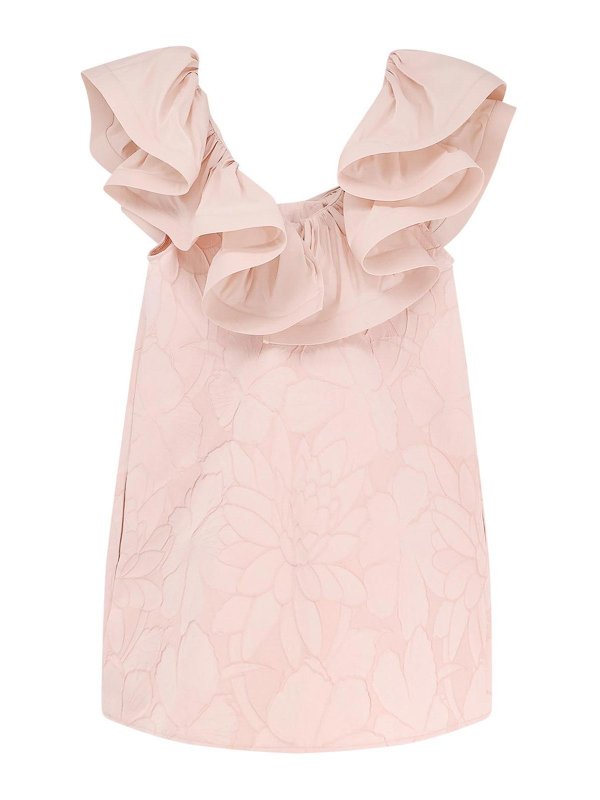 ELISABETTA FRANCHI: Robe longueur genou online - Robe Au Genou - Couleur Chair