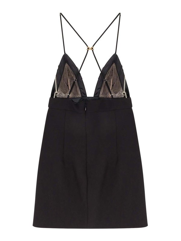 ELISABETTA FRANCHI: knee length dresses online - Black dresses