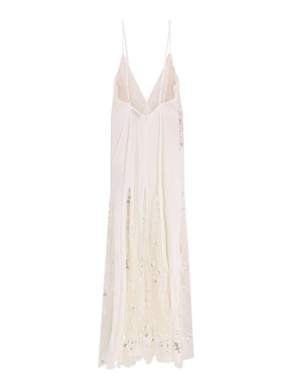 ELISABETTA FRANCHI: Robe longueur genou online - Robe Au Genou - Blanc