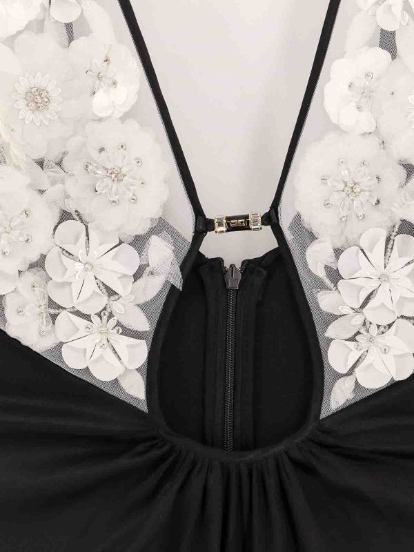 The Best Shops ELISABETTA FRANCHI: knee length dresses - Black dresses