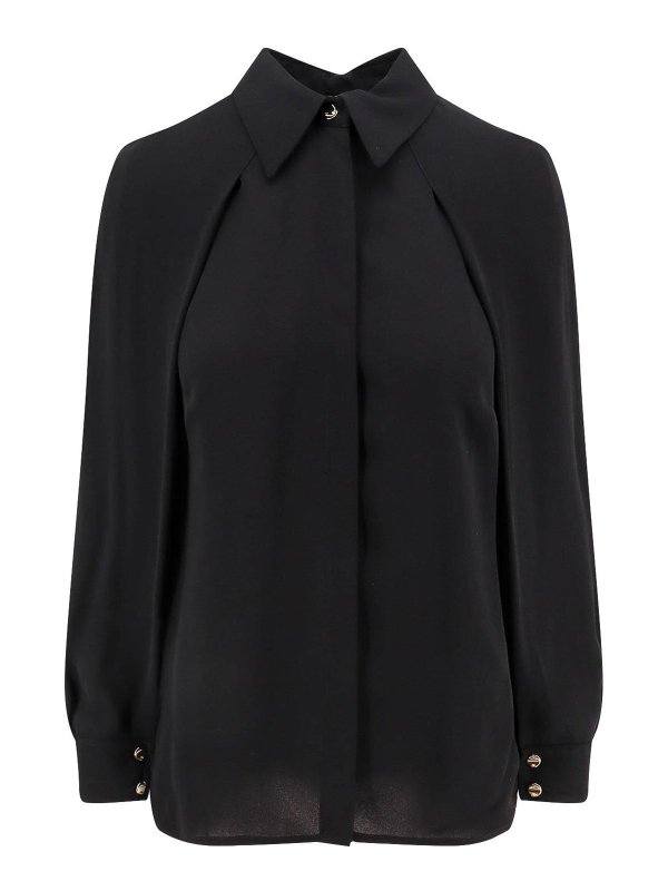 ELISABETTA FRANCHI: シャツ - シャツ - 黒