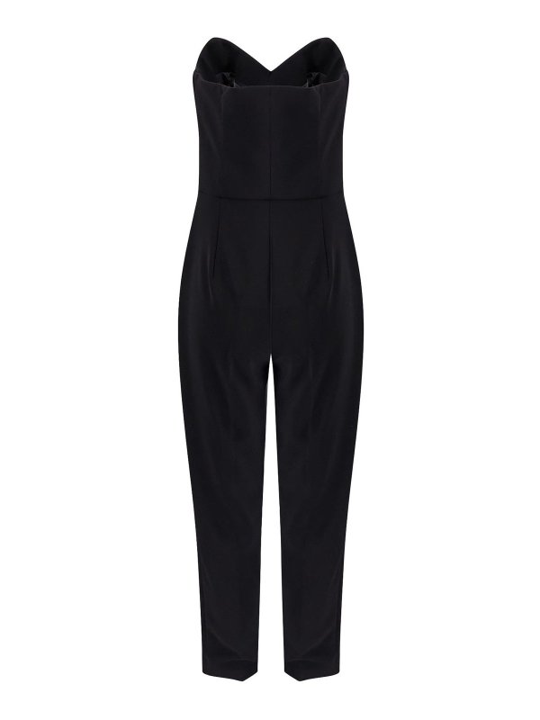 ELISABETTA FRANCHI: ニーレングスドレス online - 膝丈ドレス - 黒