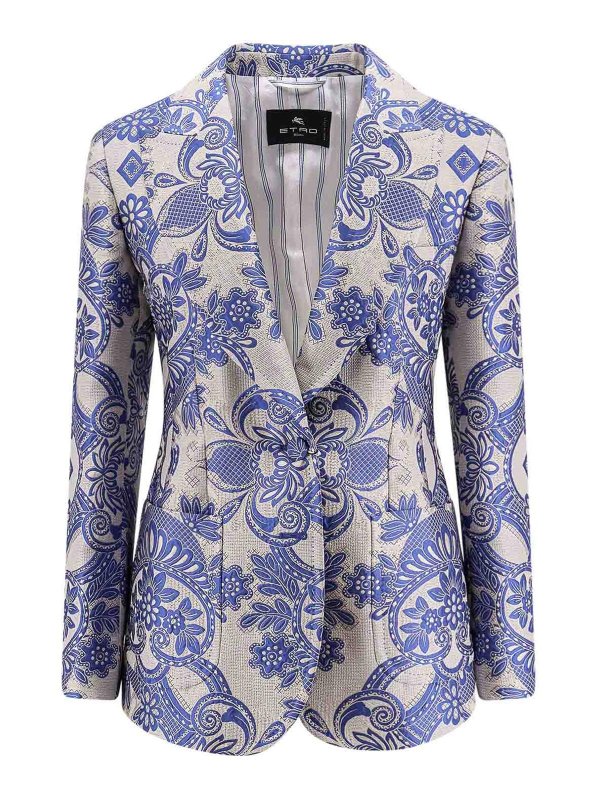 ETRO: Elegante Anzüge - Anzug - Blau