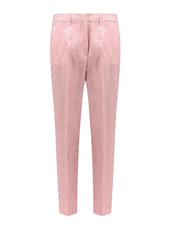 ETRO: カジュアルトラウザー - カジュアルパンツ - ヌードカラー