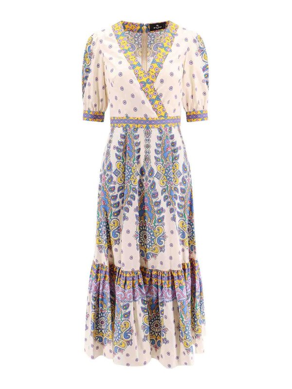 ETRO: Vestidos media pierna - Vestido Midi - Beis