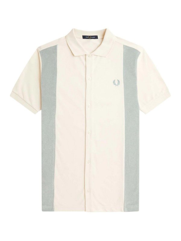 FRED PERRY: t-shirts - T-Shirt  and beige pole