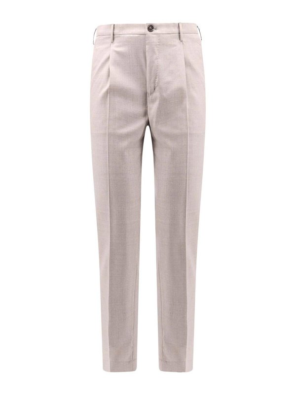 INCOTEX: casual trousers - Beige pants