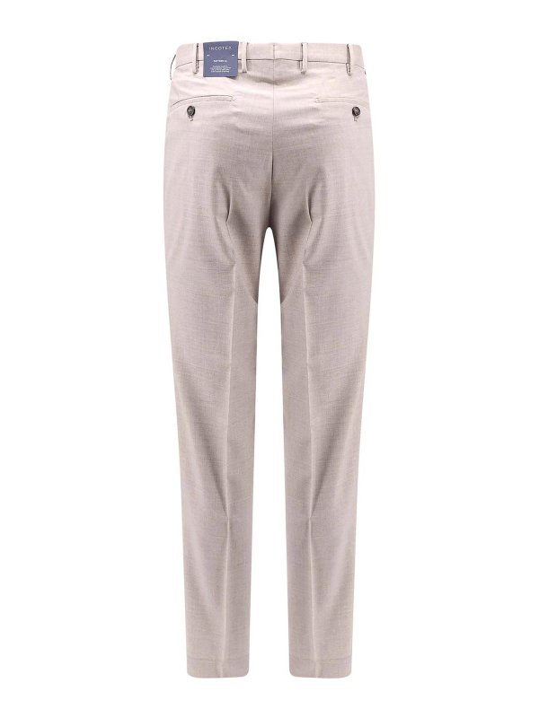INCOTEX: casual trousers online - Beige pants
