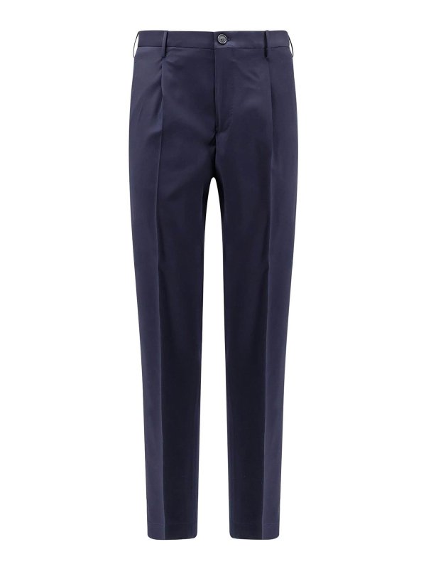 INCOTEX: カジュアルトラウザー - カジュアルパンツ - ブルー