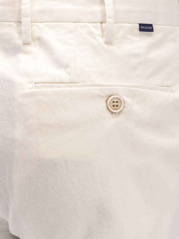 The Best Shops INCOTEX: Casual Hosen - Casual Hose - Weiß