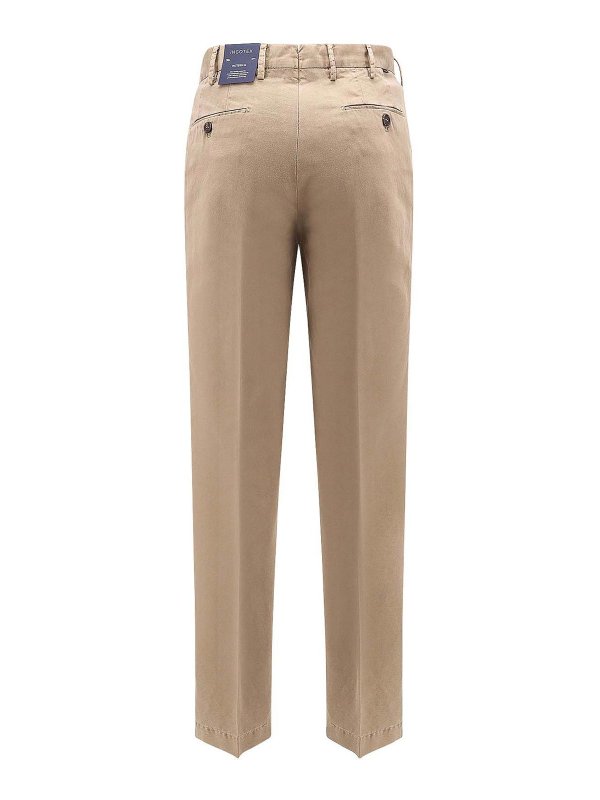 INCOTEX: casual trousers online - Beige pants