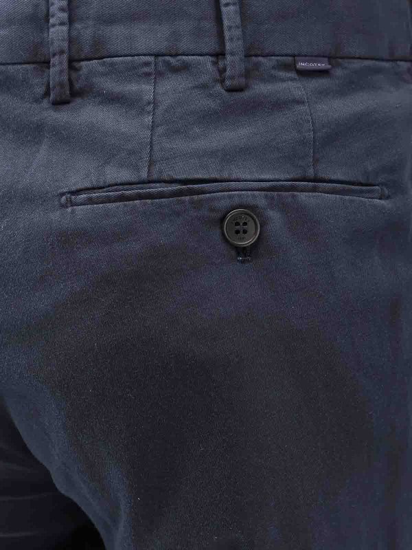 The Best Shops INCOTEX: pantaloni casual - Pantaloni Blu